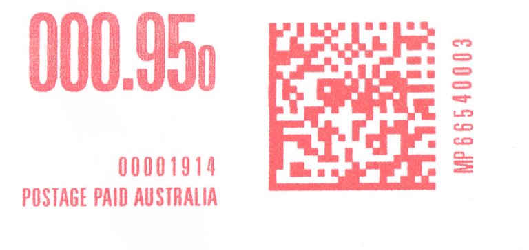 timbre Australie Data matrix