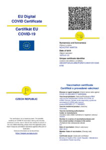 Pass européen QR Code