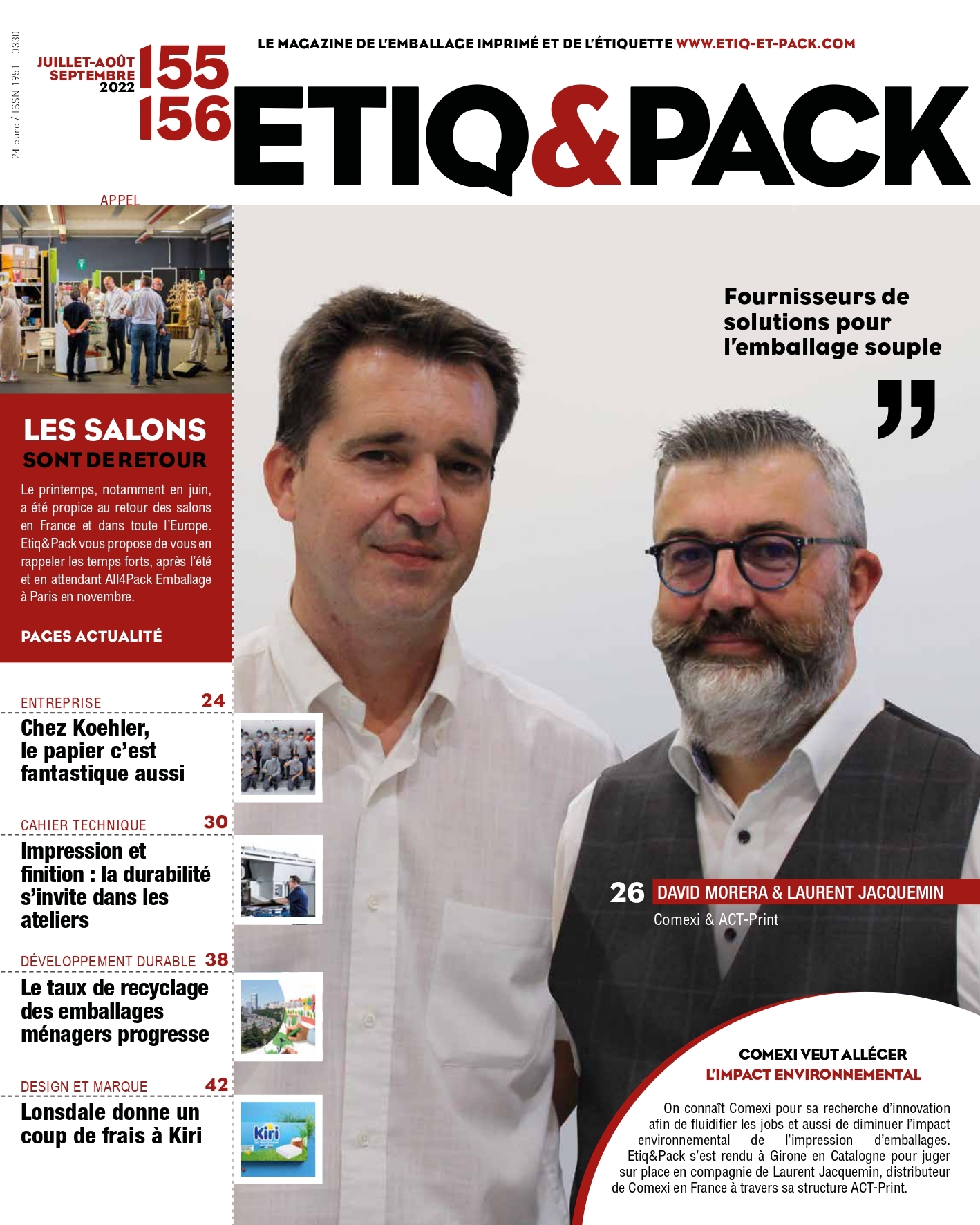 COUVERTURE ETIQ&PACK 155-156